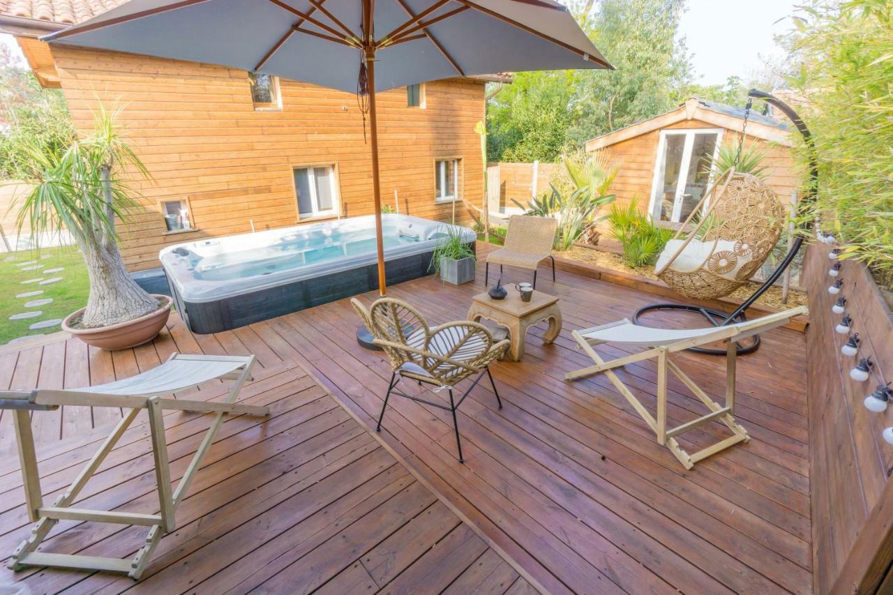 Wood'N Sea Surf Lodge - Auberge De Jeunesse Capbreton Exterior foto